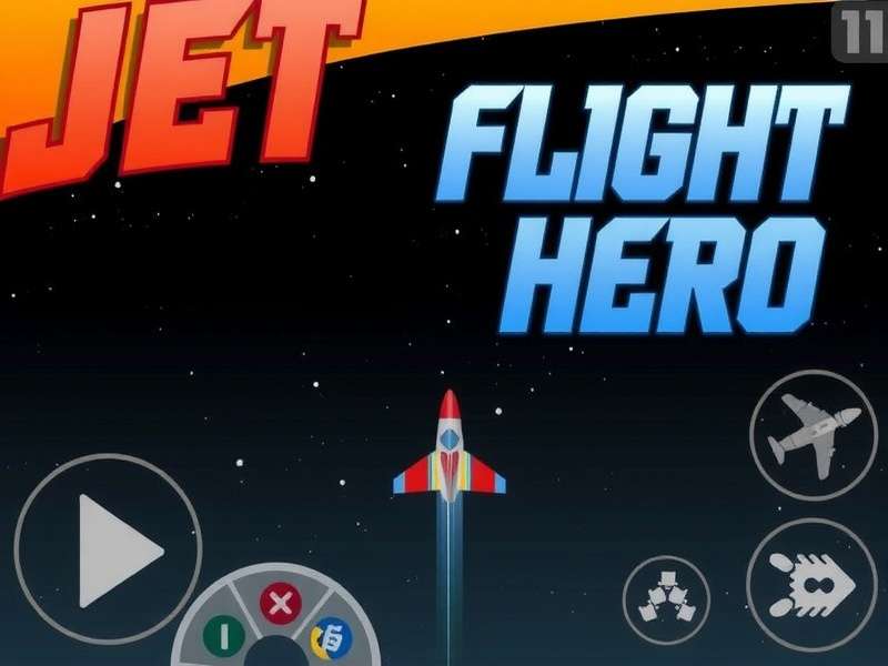 Jet Flight Hero Game Banner